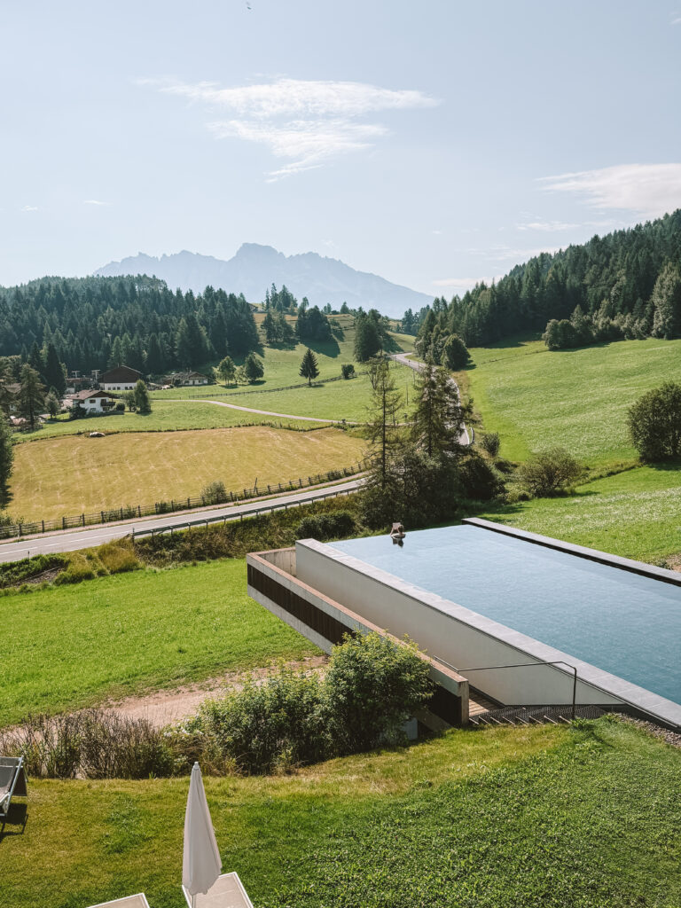 der infinity pool Naturhotel Pfösl