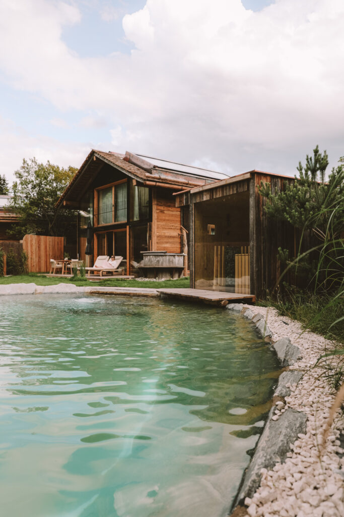 Elegant lounge area with panoramic windows at the Luxury Lakeside Chalet Priesteregg