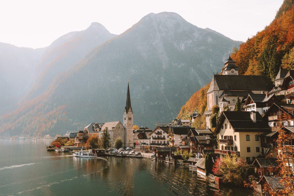 Hallstatt Postkartenmotiv schönste Orte in Österreich