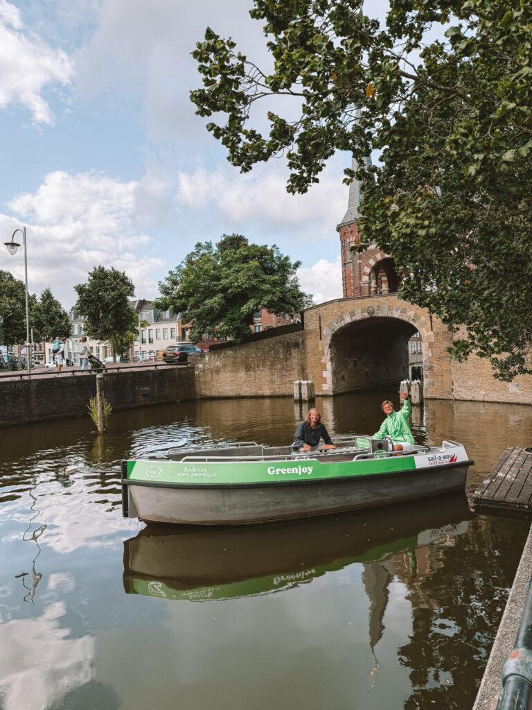 Bootstour mit Greenjoy.nl in Sneek