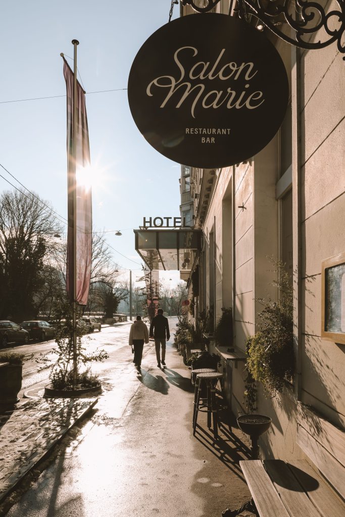 Exterior of Grand Hotel Wiesler in Graz