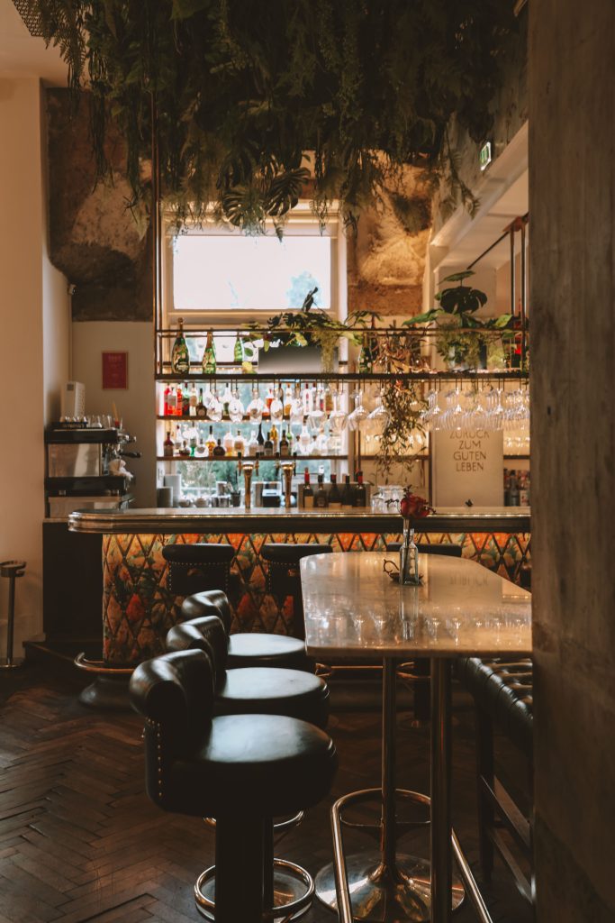 Restaurant interior at Salon Marie in Graz