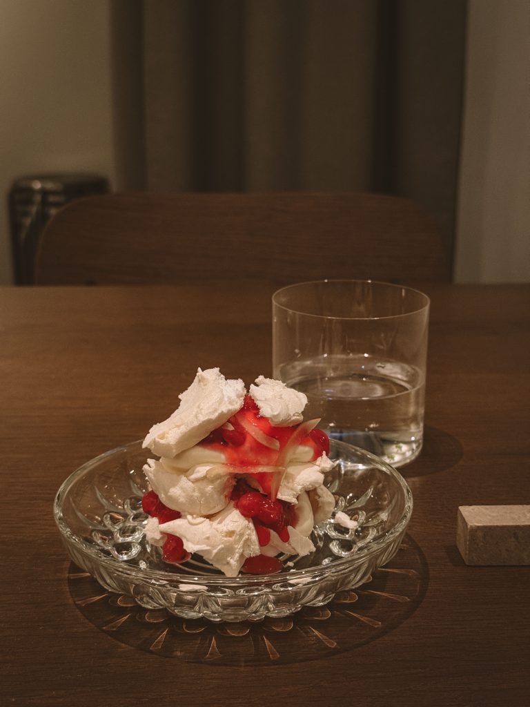Plated dishes at Kabuff restaurant in Graz