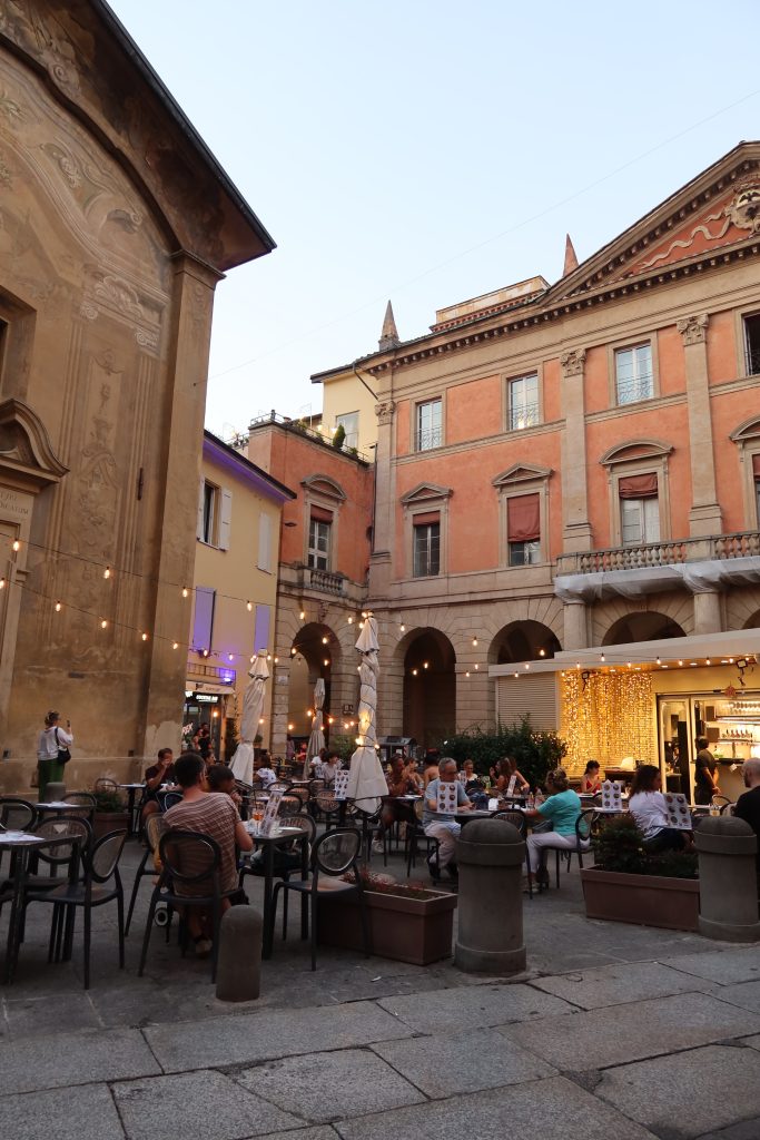 Traditional Italian food scene in Bologna, one of Europe’s best short city trips