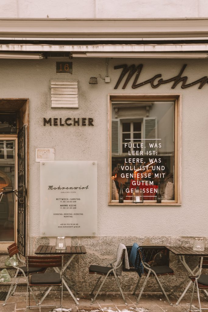 Kulinarische Szene in Graz mit regionaler Küche