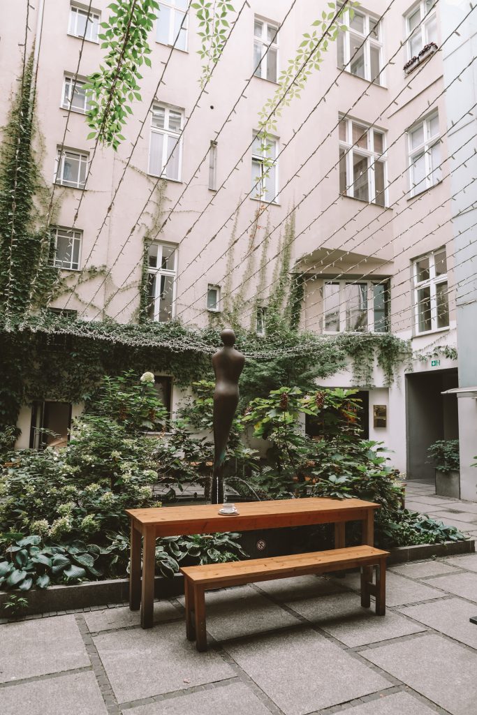 Pastries and coffee at Area Berlin