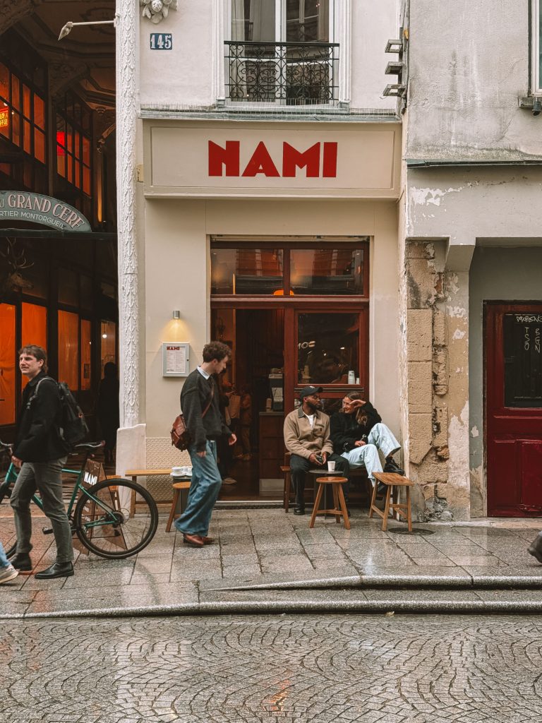 Nami Étienne Marcel Café Paris with good coffee