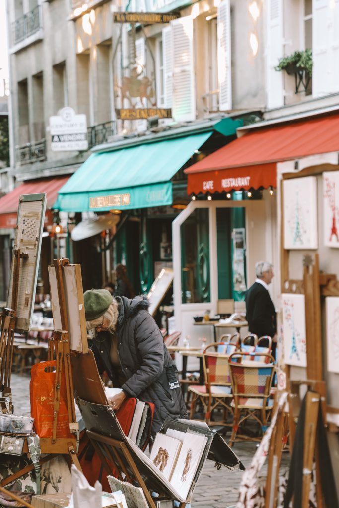 die Künstler von Montmartre